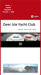Mobile Screenshot of deerisleyachtclub.com